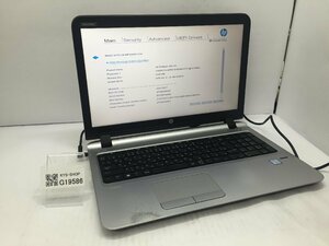 ジャンク/ HP ProBook 450 G3 Intel Core i5-6200U メモリ8.19GB HDD500.1GB 【G19586】