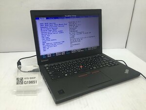 ジャンク/ LENOVO 20CLA1U2JP ThinkPad X250 Intel Core i3-5010U メモリ8.19GB HDD500.1GB 【G19651】