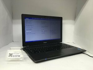 ジャンク/ EPSON Endeavor NJ3900E Intel Core i3-4000M メモリ4.1GB HDD250.05GB 【G19748】