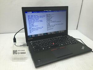 ジャンク/ LENOVO 20CLA1U2JP ThinkPad X250 Intel Core i3-5010U メモリ8.19GB HDD500.1GB 【G19660】