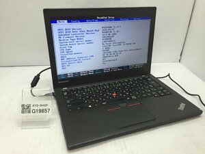 ジャンク/ LENOVO 20CLA1U2JP ThinkPad X250 Intel Core i3-5010U メモリ8.19GB HDD500.1GB 【G19657】