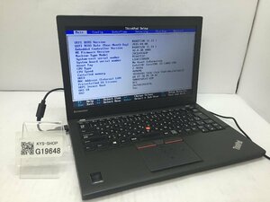 ジャンク/ LENOVO 20CLA1CWJP ThinkPad X250 Intel Core i5-5300U メモリ4.1GB SSD128.03GB 【G19648】