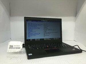 ジャンク/ LENOVO 20HN000VJP ThinkPad X270 Intel Core i5-7300U メモリ8.19GB ストレージ無し 【G19599】