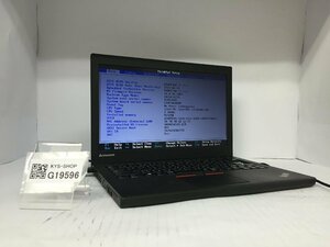 ジャンク/ LENOVO 20CLA1U2JP ThinkPad X250 Intel Core i3-5010U メモリ8.19GB HDD500.1GB 【G19596】