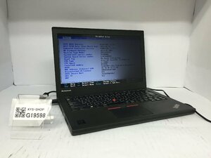 ジャンク/ LENOVO 20CLA1U2JP ThinkPad X250 Intel Core i3-5010U メモリ8.19GB HDD500.1GB 【G19598】