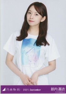 乃木坂46 新内眞衣 2021.September 真夏の全国ツアー2021 ライブTシャツ 共通ver. 生写真 チュウ