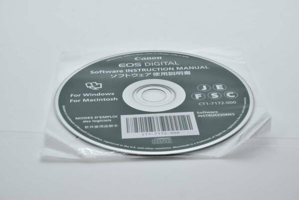 Canon EOS DIGITAL Software INSTRUCTION MANUAL ソフトウェア使用説明書 CT1-7172-000 送料無料 EF-TN-YO1344