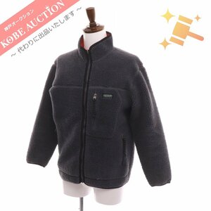 ■ AIGLE エーグル ボアフリース フリースジャケット ジップアップ アウター メンズ S グレー