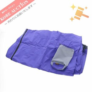■ バイレス シュラフカバー 寝袋 スリーピングバック ゴアテックス パープル 保存袋付き