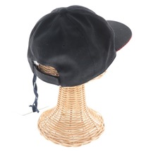 ■ MONCLER モンクレール ベースボールキャップ 帽子 ロゴ メンズ ブラック コットン100 タグ付き_画像2