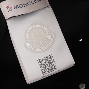 ■ MONCLER モンクレール ベースボールキャップ 帽子 ロゴ メンズ ブラック コットン100 タグ付きの画像6