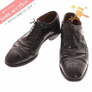 ■ アレンエドモンズ ビジネスシューズ 靴 ウィングチップ メンズ 8 1/2 ブラック