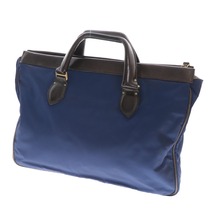 ■ フェリージ ビジネスバッグ ブリーフケース 1824 ナイロン レザー イタリア製 カバン メンズ ブルー 保存袋付き_画像2