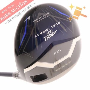 ■ ツルヤゴルフ ドライバー AXEL アクセル GF DUAL IMPACT 10.5° シャフト VANQUISH フレックス S 付属品付き