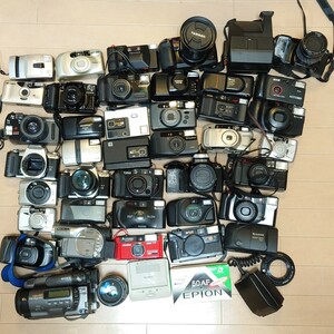 BA）ジャンクカメラ大量セット　まとめ売り　光学　フィルムカメラ コンパクトカメラ　一眼レフ Canon MINOLTA OLYMPUS PENTAX Nikon