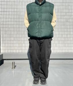 90s00s LAND'S END down vest XL green VINTAGE