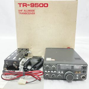 通電確認済み TRIO トリオ TR-9500 UHF オールモード トランシーバー マイク 取説 箱付き R尼0117〇