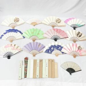 扇子 舞扇 舞扇子 日本舞踊 踊り用 飾り扇 和装小物 まとめて　13点セット