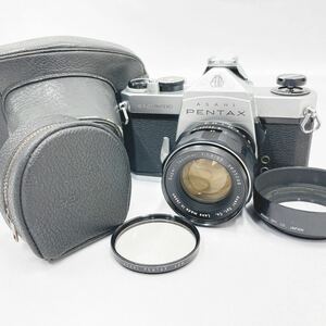 シャッターOK ASAHI PENTAX アサヒ ペンタックス SPOTMATIC スポットマチック SP/Super-Takumar 1:1.8/55 フィルムカメラ R阿0115〇