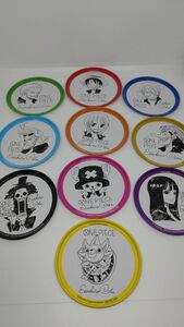 ■非売品■ONEPIECE　ナツコミ2009 缶コースター　シークレット込み　コンプリート品　麦わらの一味　訳あり コースター