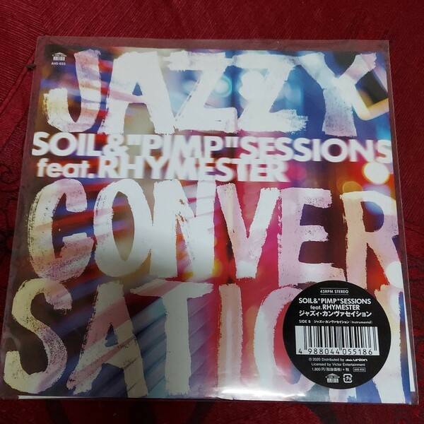 ★激安激レア JAZZY CONVERSATION (Vocal) JAZZY CONVERSATION (Instrumental) soil&pimp sessions feat RHYMESTER7epシングル大名盤大名曲