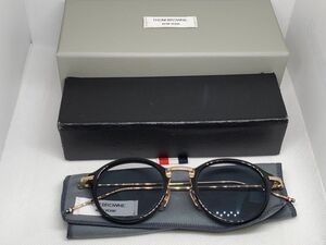 THOM BROWNE メガネ TB-011A 46 トムブラウン サングラストムブラウン 度無し ライダース サングラス