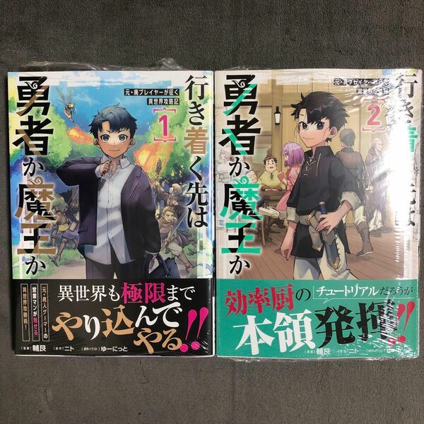 行き着く先は勇者か魔王か 1〜2巻セット 新品