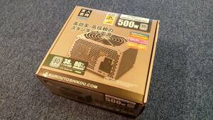 ほぼ未使用　玄人志向　KUROUTOSHIKOU　　KRPW-L5-500W/80+