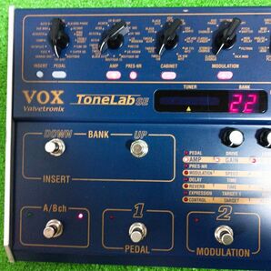 【真空管搭載】VOX マルチエフェクター Tone Lab SE ヴォックス トーンラボ Y24022005の画像4