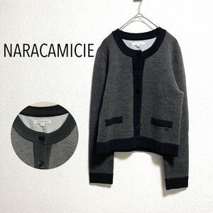 【NARACAMICIE】ミラノリブコンパクトジャケット