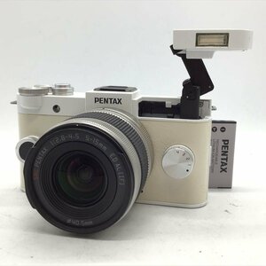 カメラ Pentax Q-S1 / SMC Pentax 5-15mm f2.8-4.5 ミラーレス一眼レフ セット品 現状品 [1476HJ]