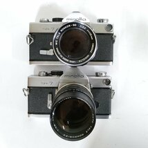 Minolta SRT101 , SR-1 , SR-7 + 1.4/58 , 1.8/55 , 2.8/35 他 MF一眼レフ 9点セット まとめ ●ジャンク品 [8395TMC]_画像6