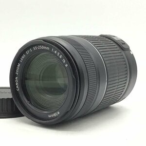 カメラ Canon ZOOM LENS EF-S 55-250mm f4-5.6 IS Ⅱ 一眼レフ レンズ 現状品 [6887KC]