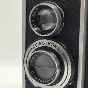 カメラ Ikoflex Carl Zeiss Jena Tessar f=7.5cm 1:3.5 二眼レフ 本体 ジャンク品 [6912KC]