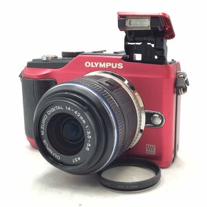 カメラ Olympus PEN E-PL2 / M.Zuiko DIGITAL 14-42mm f3.5-5.6 II MSC ミラーレス一眼レフ セット品 ジャンク品 [1517HJ]