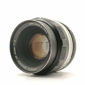 カメラ Konica HEXANON AR 52mm f1.8 一眼レフ レンズ 現状品 [7398KC]