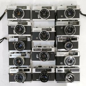 Konica Fujica Petri Ricoh Fujica 他 レンジファインダー 14点セット まとめ ●ジャンク品 [8501TMC]