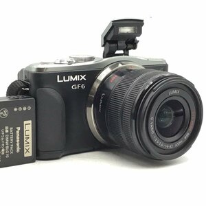 カメラ Panasonic Lumix DMC-GF6 / G VARIO 14-42mm F3.5-5.6 ASPH. MEGA O.I.S. [1551HJ]