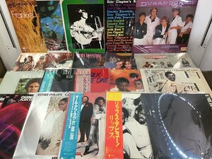 LP 洋楽 ROCK POPS ロック ポップス レコード まとめ 帯付含 ELP クラプトン 30点セット [1328ST]