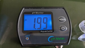 PHモニター　水質管理等に　メーター測定機
