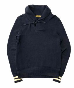 衝撃プライス！【王道モデル！】【RALPH LAUREN RUGBY ラルフローレンラグビー】襟付きセーター【サイズXS】ネイビー N-B7