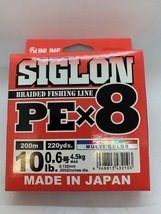 サンライン　SIGLON 　PE-8　200ｍ　0.6号　新品②_画像1