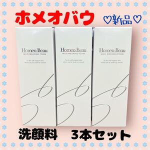 【新品】Homeo Beau マイルドウォッシングフォーム 100g　3本 b