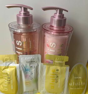 【試供品付き】ululisウルリス　ウォーターコンク モイストシャンプー＆ヘアトリートメント(桜)