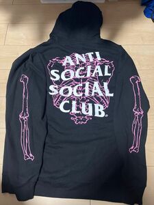 激レア　アンチソーシャルクラブ　ボーン　パーカー　2xl ANTI SOCIAL CLUB パーカー フーディー スウェット