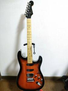 Fender フェンダー 日本製エレキギター Aerodyne Special Stratocaster HSS, Maple Fingerboard, Hot Rod Burst HRB ストラトキャスター