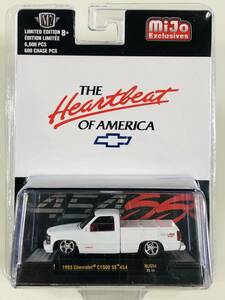  Chevrolet C1500 white 454SS regular cab Heart beet ob America m2 collection 