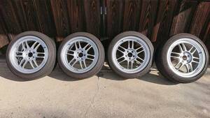 ホイール・タイヤ　エンケイ RPF1 17X7.5J 5H PCD100 INSET48 ＆ミシュラン プライマシー　215/45R17