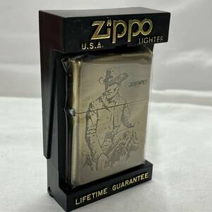 4475-1千(71)Zippo　ジッポ　カウボーイ　ライター　喫煙具　