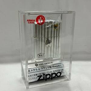 4475-1千(88)Zippo　ジッポ　炎メタル&ラウンド彫刻　両面加工　ライター　喫煙具